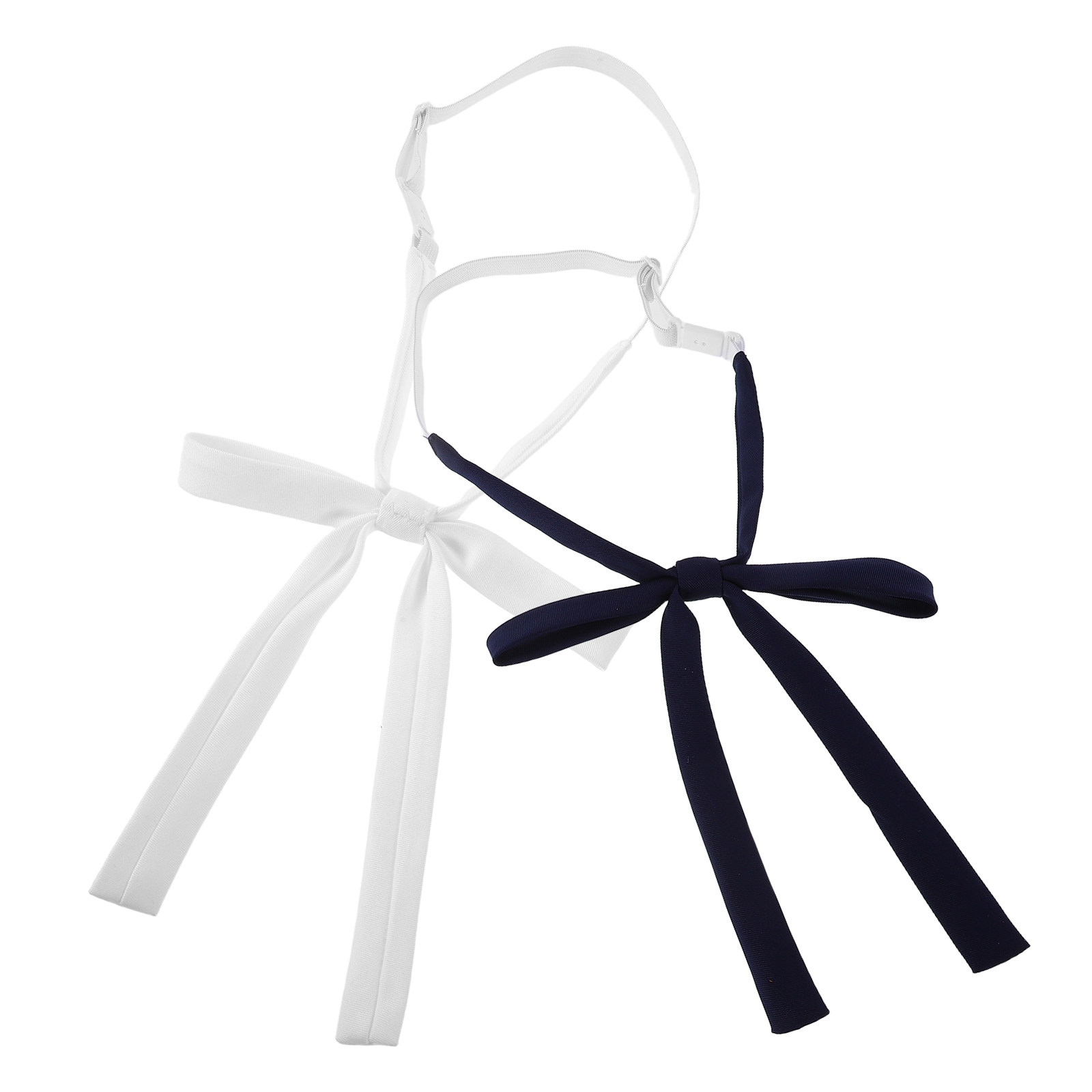 قطعتان من ربطة العنق النسائية  - مراجعة Bow Tie Pre Tied وسعره