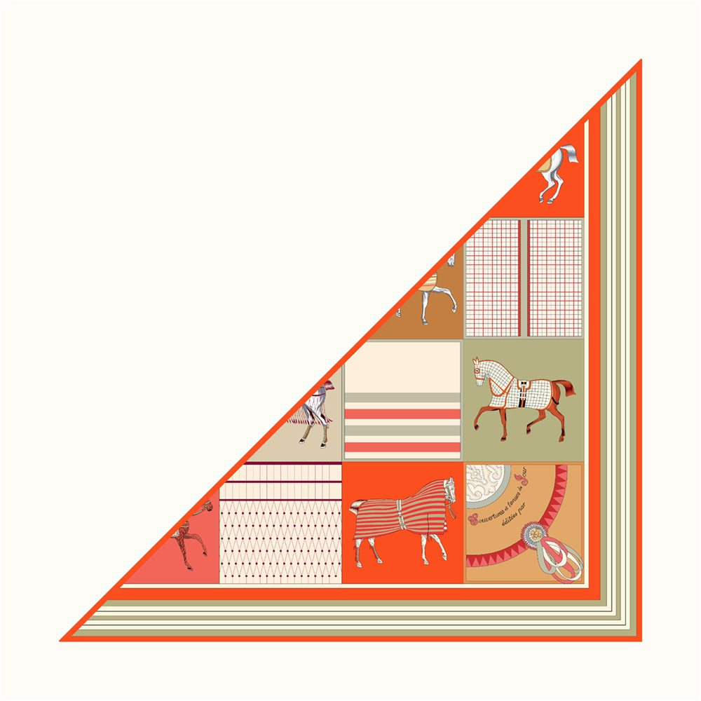 تصميم جديد، أوشحة حريرية مطبوع - مراجعة Scarf Silk Square وسعره