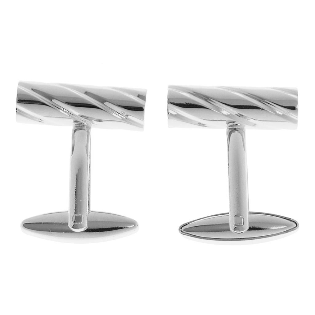 أزرار أكمام على شكل حلزون أنيق - مراجعة Tie Clip Silver وسعره