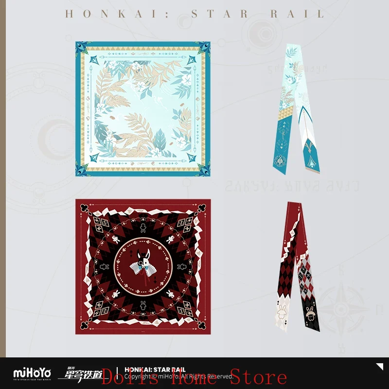 أنمي رسمي من MIHOYO Honkai Sta - مراجعة Scarf Silk Square وسعره